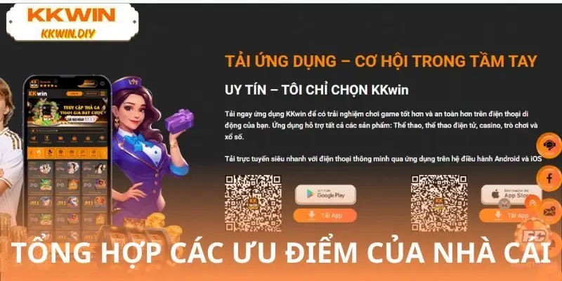 Ưu điểm tại nhà cái KKWIN